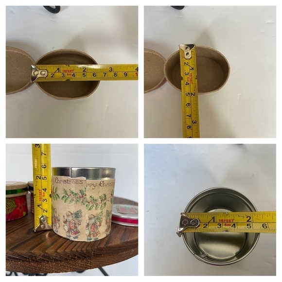 The Paper Studio Paper Mache Ornament Boxes Hobby Lobby Tiny Oval And Circle Box - Picture 15 of 15